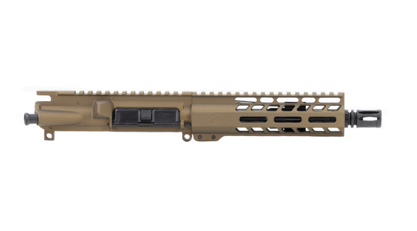 Burnt Bronze Pistol Upper Receiver chambered in 7.62x35