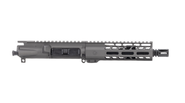 AR-15 Tungsten Gray Mil-Spec Upper Receiver chambered in .300 Blackout.