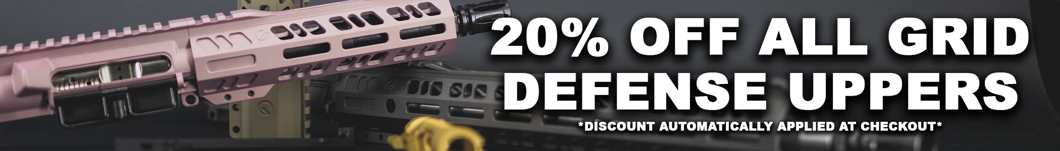 20% Off Sale on Barreled AR Upper Receivers from Grid Defense. High Quality Best Price