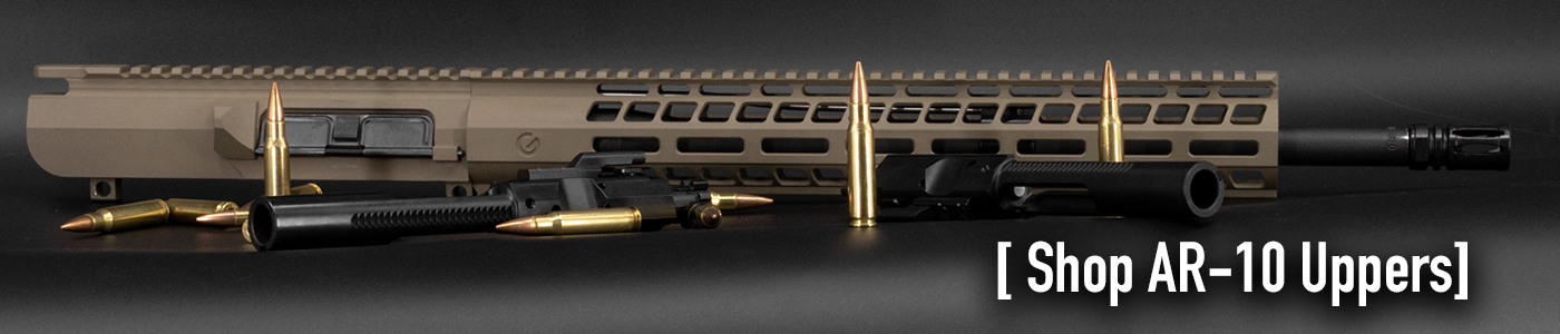 Ghost and Grid Defense offer a wide variety of AR-10 .308 Win upper receivers in different barrel lengths, and colors. Shop our selection for your next 308 Winchester build for the shooting range with targets or long range hunting big game.