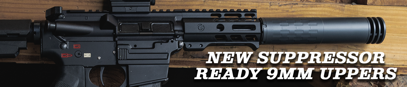 Shop this Suppressor ready upper receiver from ghost firearms. Shipped ready to be equipped with a suppressor, this upper features a 1/2x28 thread pitch and Integrated Hand Stop to keep your hand on the rail when firing. 