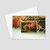 Professional Thanksgiving greeting card featuring a scenic fall landscape and a white space on the bottom of the card which allows for company personalization