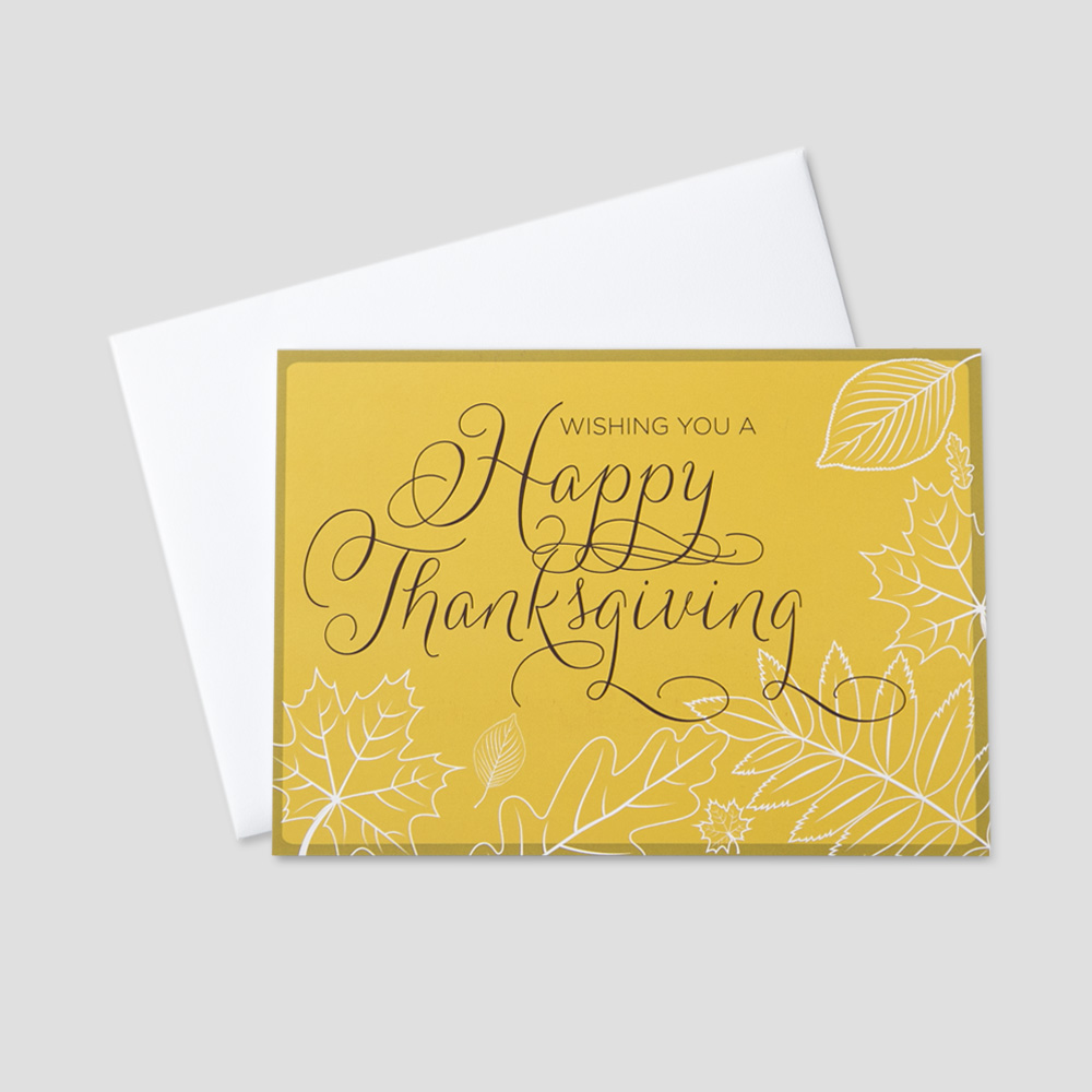 Professional Thanksgiving Greeting Cards for Business ...