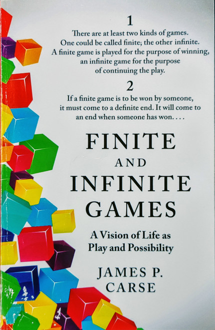 “There are at least two kinds of games,” states James P. Carse as he begins this extraordinary book. “One could be called finite; the other infinite. A finite game is played for the purpose of winning, an infinite game for the purpose of continuing the play.”

Finite games are the familiar contests of everyday life; they are played in order to be won, which is when they end. But infinite games are more mysterious. Their object is not winning, but ensuring the continuation of play. The rules may change, the boundaries may change, even the participants may change—as long as the game is never allowed to come to an end.

What are infinite games? How do they affect the ways we play our finite games? What are we doing when we play—finitely or infinitely? And how can infinite games affect the ways in which we live our lives?

Carse explores these questions with stunning elegance, teasing out of his distinctions a universe of observation and insight, noting where and why and how we play, finitely and infinitely. He surveys our world—from the finite games of the playing field and playing board to the infinite games found in culture and religion—leaving all we think we know illuminated and transformed. Along the way, Carse finds new ways of understanding everything, from how an actress portrays a role to how we engage in sex, from the nature of evil to the nature of science. Finite games, he shows, may offer wealth and status, power and glory, but infinite games offer something far more subtle and far grander.

Carse has written a book rich in insight and aphorism. Already an international literary event, Finite and Infinite Games is certain to be argued about and celebrated for years to come. Reading it is the first step in learning to play the infinite game.