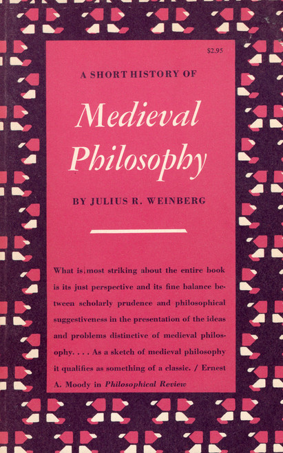Professor Julius R. Weinberg critically examines the central doctrine of important Christian, Jewish, and Muslim philosophers and shows the contributions of medieval thought to present-day philosophy. Intended not only for philosophers, but for anyone seeking a concise and reliable survey of this rich epoch in philosophical history. Professor Julius R. Weinberg critically examines the central doctrine of important Christian, Jewish, and Muslim philosophers and shows the contributions of medieval thought to present-day philosophy. Intended not only for philosophers, but for anyone seeking a concise and reliable survey of this rich epoch in philosophical history.