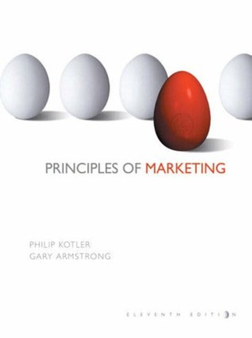 The 11th edition of this popular text continues to build on four major marketing themes: building and managing profitable customer relationships, building and managing strong brands to create brand equity, harnessing new marketing technologies in the digital age, and marketing in a socially responsible way around the globe. Thoroughly updated and streamlined, Principles of Marketing tells the stories that reveal the drama of modern marketing, reflecting the major trends and forces that are impacting this dynamic and ever-changing field. Topics include: the marketing environment, managing information, consumer & business buyer behavior, segmentation, targeting, and positioning, branding strategies, distribution channels, advertising and sales promotion, direct marketing, and the global marketplace. An excellent tool for anyone in marketing and sales, whether self- or corporate- employed.
 The 11th edition of this popular text continues to build on four major marketing themes: building and managing profitable customer relationships, building and managing strong brands to create brand equity, harnessing new marketing technologies in the digital age, and marketing in a socially responsible way around the globe. Thoroughly updated and streamlined, Principles of Marketing tells the stories that reveal the drama of modern marketing, reflecting the major trends and forces that are impacting this dynamic and ever-changing field. Topics include: the marketing environment, managing information, consumer & business buyer behavior, segmentation, targeting, and positioning, branding strategies, distribution channels, advertising and sales promotion, direct marketing, and the global marketplace. An excellent tool for anyone in marketing and sales, whether self- or corporate- employed.
