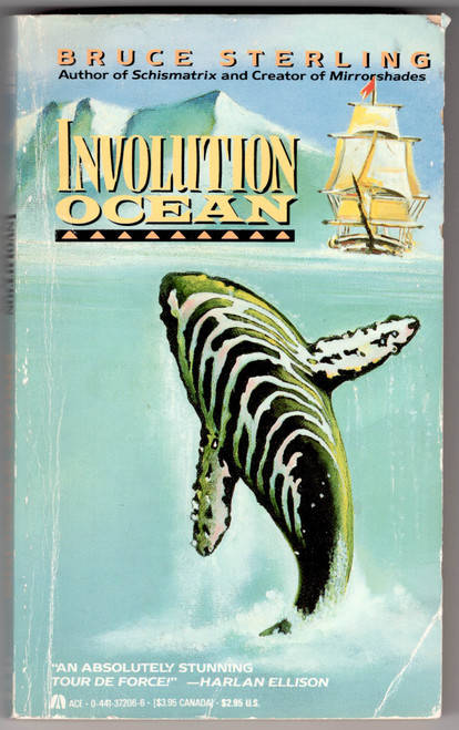 In Involution Ocean, Bruce Sterling presents a gripping and surreal narrative set on a water-covered planet where complex ecosystems and brutal politics intertwine. The story follows a mercenary named Jarno, who is drawn into a conflict involving rival factions, strange creatures, and the pursuit of an elusive, revolutionary technology. The novel explores themes of human adaptation, ecological evolution, and the intersections of personal and societal transformation. Sterling weaves a world where humanity’s survival is intertwined with its own capacity for change and destruction, creating a compelling tale of technological and social upheaval.