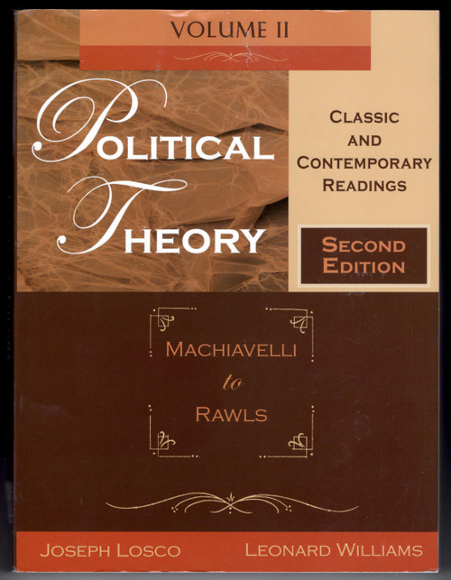 This second edition anthology covers the most crucial voices in political theory from Machiavelli through John Rawls. Edited by Joseph Losco and Leonard Williams, it offers primary texts paired with scholarly commentary and historical & biographical introductions—designed for both students and instructors. The readings include accompanying essays that help modern readers understand the ongoing relevance of these thinkers. A key resource for anyone looking to trace the development of political ideas from Renaissance realism through social contract theory and twentieth-century liberalism.