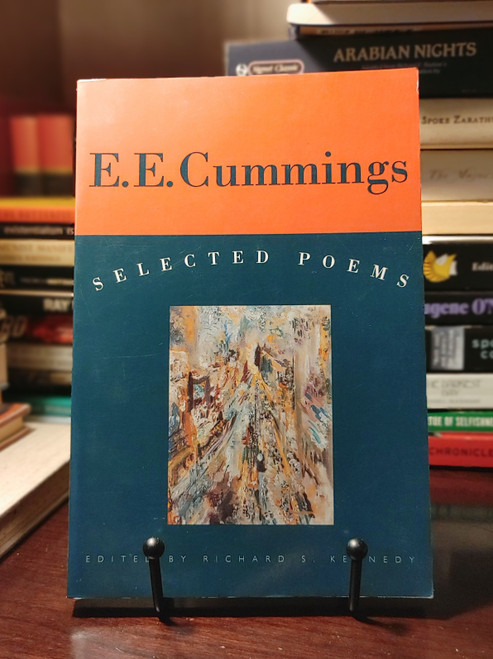 E. E. Cummings’ Selected Poems offers a vibrant and unconventional survey of one of modern poetry’s most original voices, showcasing his radical experimentation with language, form, and typography alongside moments of striking lyric tenderness. Spanning love poems, satirical attacks on conformity and authority, and meditations on individuality, these poems reveal Cummings’ lifelong commitment to emotional honesty and artistic freedom. Edited by noted Cummings scholar Richard S. Kennedy, this carefully curated selection highlights both the poet’s playful wit and his profound seriousness, making it an ideal entry point as well as a rewarding return for longtime readers. This First Liveright Edition (1994), first printing, presents Cummings’ work in a format that honors his innovative style while underscoring his lasting influence on twentieth-century poetry.

This is one of the many featured books in my Whatnot Live Buy-it-Now auction. However, if you purchase the book directly on my store website, you will receive one dollar off by entering the coupon code TAKE1OFF.