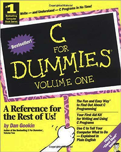C For Dummies, Volume One, is for you if you've tried to figure out C Programming but have met with keyboard-pounding frustration. This book assumes you don't have a Ph.D. or work at MIT or Bell Labs. You're a bright person, but you require a bit more handholding than you have found in any other C book. You have your compiler. You have that will. Fear not! This handy guide will get you up and running with the C language in an informative and entertaining way not yet conceived by any other programming book.   C For Dummies, Volume One, is for you if you've tried to figure out C Programming but have met with keyboard-pounding frustration. This book assumes you don't have a Ph.D. or work at MIT or Bell Labs. You're a bright person, but you require a bit more handholding than you have found in any other C book. You have your compiler. You have that will. Fear not! This handy guide will get you up and running with the C language in an informative and entertaining way not yet conceived by any other programming book.