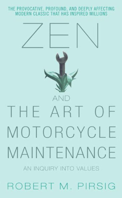 One of the most important and influential books written in the past half-century, Robert M. Pirsig's Zen and the Art of Motorcycle Maintenance is a powerfully moving and penetrating examination of how we live, a breathtaking meditation on how to live better. Here is the book that transformed a generation, an unforgettable narration of a summer motorcycle trip across America's Northwest, undertaken by a father and his young son. A story of love and fear--of growth, discovery and acceptance--that becomes a profound personal and philosophical odyssey into life's fundamental questions, this uniquely exhilarating modern classic is both touching and transcendent, resonant with the myriad confusions of existence and the small, essential triumphs that propel us forward. One of the most important and influential books written in the past half-century, Robert M. Pirsig's Zen and the Art of Motorcycle Maintenance is a powerfully moving and penetrating examination of how we live, a breathtaking meditation on how to live better. Here is the book that transformed a generation, an unforgettable narration of a summer motorcycle trip across America's Northwest, undertaken by a father and his young son. A story of love and fear--of growth, discovery and acceptance--that becomes a profound personal and philosophical odyssey into life's fundamental questions, this uniquely exhilarating modern classic is both touching and transcendent, resonant with the myriad confusions of existence and the small, essential triumphs that propel us forward.