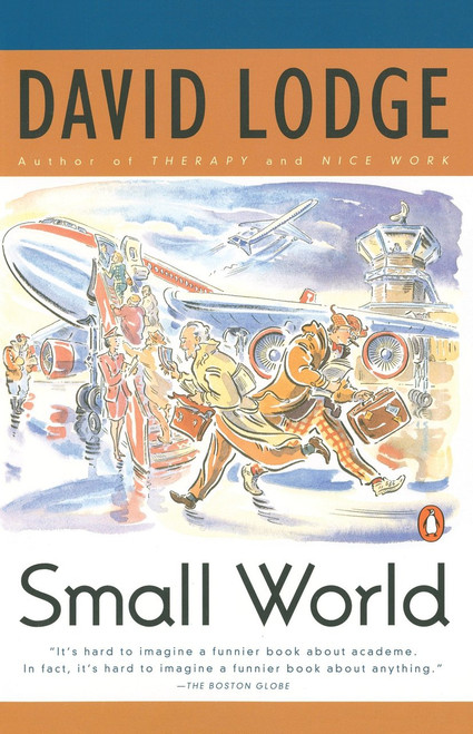 It's academic conference season, and all around the globe--in prefab dorms in provincial England, in luxury hotels in Jerusalem, in the underground chapel at Heathrow--English professors are on the loose.  In this second installment in the delightful trilogy of academic satires David Lodge began with Changing Places and ended with Booker Prize-nominee Nice Work, the sun has not quite set on the sexual revolution, while political correctness has not yet reared its humorless head.  Join old friends Morris Zapp and Philip Swallow, along with a memorable, somewhat oversexed cast of dozens--including a beautiful and mysterious conference addict, a blue-blooded Italian Marxist sadist, and the embittered American novelist and his uncomprehending Japanese translator--as they convene on the conference circuit to compete and couple (and attend the occasional lecture). It's academic conference season, and all around the globe--in prefab dorms in provincial England, in luxury hotels in Jerusalem, in the underground chapel at Heathrow--English professors are on the loose.  In this second installment in the delightful trilogy of academic satires David Lodge began with Changing Places and ended with Booker Prize-nominee Nice Work, the sun has not quite set on the sexual revolution, while political correctness has not yet reared its humorless head.  Join old friends Morris Zapp and Philip Swallow, along with a memorable, somewhat oversexed cast of dozens--including a beautiful and mysterious conference addict, a blue-blooded Italian Marxist sadist, and the embittered American novelist and his uncomprehending Japanese translator--as they convene on the conference circuit to compete and couple (and attend the occasional lecture).