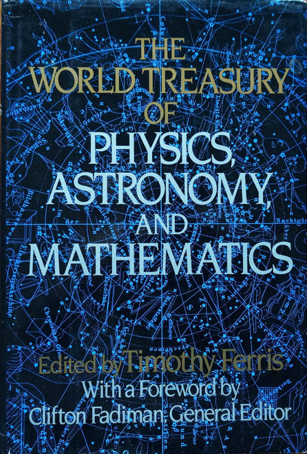 In recognition of our universal fascination with the cosmos and worlds beyond our own, Timothy Ferris has assembled a provocative collection of some of the most eloquent and inspired science writer of our time.  The over sixty scientists and science commentators represented here explore the minute, the small, and the huge, and the grand--in short, all the facts and mysteries that make up our universe,from quanta and black holes to galaxies and the theory of chaos.
The works of such luminaries as Richard P. Feynman, George Gamow, Albert Einstein, Paul Dirac, Max Planck, Isaac Asimov, Bertrand Russel, Carl Sagan, Stephen Hawking, Jacob Bronowski, Edwin Hubble, and Alan Turing are included, with many pieces artfully juxtaposed to explore the several sides of such labyrinthine issues as the nature of time and space, the origin and structure of the universe, and the enigma and grandeur of pure mathematics, Also looked at are the lives of scientists themselves: as Wheeler praises Einstein, Einstein pens a tribute to Planck, and Mehra ponders Dirac, we become at once aware of science as a craft as well as an empirical ordering of facts and events. The breadth of these thoughtful musings is a potent affirmation of the power of the scientific way in our own lives. As Ferris proclaims in his preface, "The delights of science and mathematics-their revelations of natural beauty and harmony, their visions of things to come...belong to the cultural heritage of the entire world, and to know something about them is to be acquainted with the finest new achievements of the human mind." In recognition of our universal fascination with the cosmos and worlds beyond our own, Timothy Ferris has assembled a provocative collection of some of the most eloquent and inspired science writer of our time.  The over sixty scientists and science commentators represented here explore the minute, the small, and the huge, and the grand--in short, all the facts and mysteries that make up our universe,from quanta and black holes to galaxies and the theory of chaos.
The works of such luminaries as Richard P. Feynman, George Gamow, Albert Einstein, Paul Dirac, Max Planck, Isaac Asimov, Bertrand Russel, Carl Sagan, Stephen Hawking, Jacob Bronowski, Edwin Hubble, and Alan Turing are included, with many pieces artfully juxtaposed to explore the several sides of such labyrinthine issues as the nature of time and space, the origin and structure of the universe, and the enigma and grandeur of pure mathematics, Also looked at are the lives of scientists themselves: as Wheeler praises Einstein, Einstein pens a tribute to Planck, and Mehra ponders Dirac, we become at once aware of science as a craft as well as an empirical ordering of facts and events. The breadth of these thoughtful musings is a potent affirmation of the power of the scientific way in our own lives. As Ferris proclaims in his preface, "The delights of science and mathematics-their revelations of natural beauty and harmony, their visions of things to come...belong to the cultural heritage of the entire world, and to know something about them is to be acquainted with the finest new achievements of the human mind."