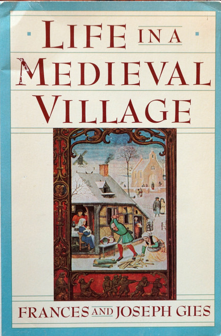 In Life in a Medieval Village, acclaimed historians Frances and Joseph Gies reveal what life was actually like in the Middle Ages. Focusing on the village of Elton, in the English East Midlands, the Gieses detail the agricultural advances that made communal living possible and the social and economic divisions that separated lord from serf that made life so difficult for so many. Life in a Medieval Village takes modern readers through every aspect of day-to-day life, describing the villagers’ diet (centered around a bland stew called pottage lacking in nutrients), how they harvested crops, and the central role of the church in maintaining social harmony. We learn the clothes villagers wore, their (sometimes lacking) standards of personal hygiene, and the bizarre treatments they devised for a variety of medical maladies. But it wasn’t all bad: the medieval village was one of the first functional modern societies, and its surprisingly advanced legal system and code of conduct helped lay the groundwork for contemporary civilization.
Though the main focus is on Elton, circa 1300, the Gieses supply general historical context for the origin, development, and decline of the European village. Meticulously researched and vividly told, Life in a Medieval Village illustrates the captivating world of the Middle Ages and demonstrates what life was like during a fascinating—and often misunderstood—era. In Life in a Medieval Village, acclaimed historians Frances and Joseph Gies reveal what life was actually like in the Middle Ages. Focusing on the village of Elton, in the English East Midlands, the Gieses detail the agricultural advances that made communal living possible and the social and economic divisions that separated lord from serf that made life so difficult for so many. Life in a Medieval Village takes modern readers through every aspect of day-to-day life, describing the villagers’ diet (centered around a bland stew called pottage lacking in nutrients), how they harvested crops, and the central role of the church in maintaining social harmony. We learn the clothes villagers wore, their (sometimes lacking) standards of personal hygiene, and the bizarre treatments they devised for a variety of medical maladies. But it wasn’t all bad: the medieval village was one of the first functional modern societies, and its surprisingly advanced legal system and code of conduct helped lay the groundwork for contemporary civilization.
Though the main focus is on Elton, circa 1300, the Gieses supply general historical context for the origin, development, and decline of the European village. Meticulously researched and vividly told, Life in a Medieval Village illustrates the captivating world of the Middle Ages and demonstrates what life was like during a fascinating—and often misunderstood—era.