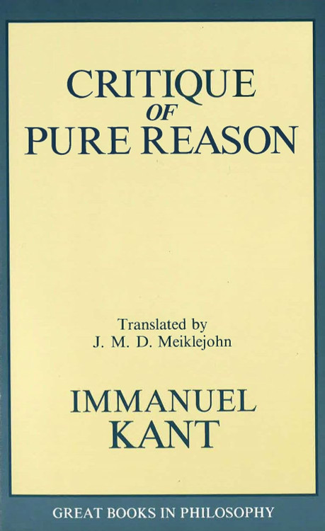 The Critique of Pure Reason - The Bookend