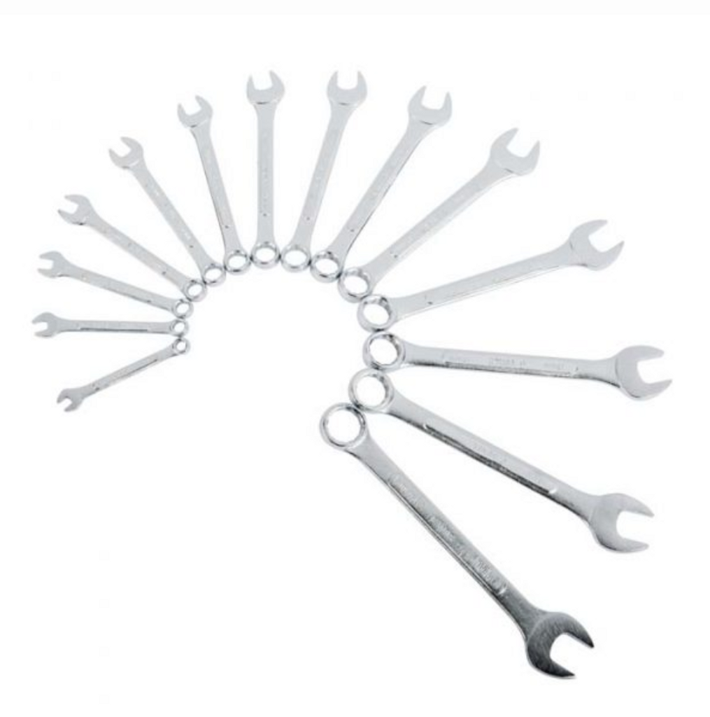 9715 - METRIC RAISED PANEL COMBINATION WRENCH SET 14-PIECE