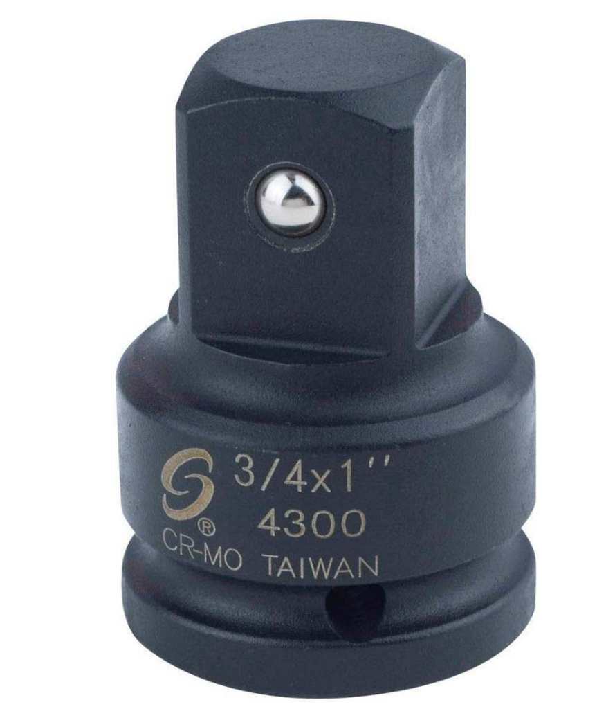 4300 3/4-Inch Female 1-Inch Male Impact Socket Adapter