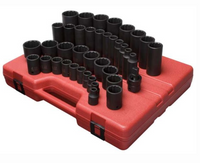 2698 - 1/2″ DR 12 POINT SAE MASTER IMPACT SOCKET SET 39-PIECE