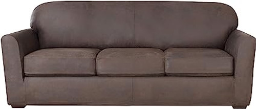 Ultimate Stretch Leather Individual Cushion Sofa Cover