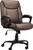 Puresoft PU Padded Mid-Back Office Computer Desk Chair