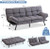 MUUEGM Futon Sofa Bed Memory Foam Futon Sofa Sleeper Couch