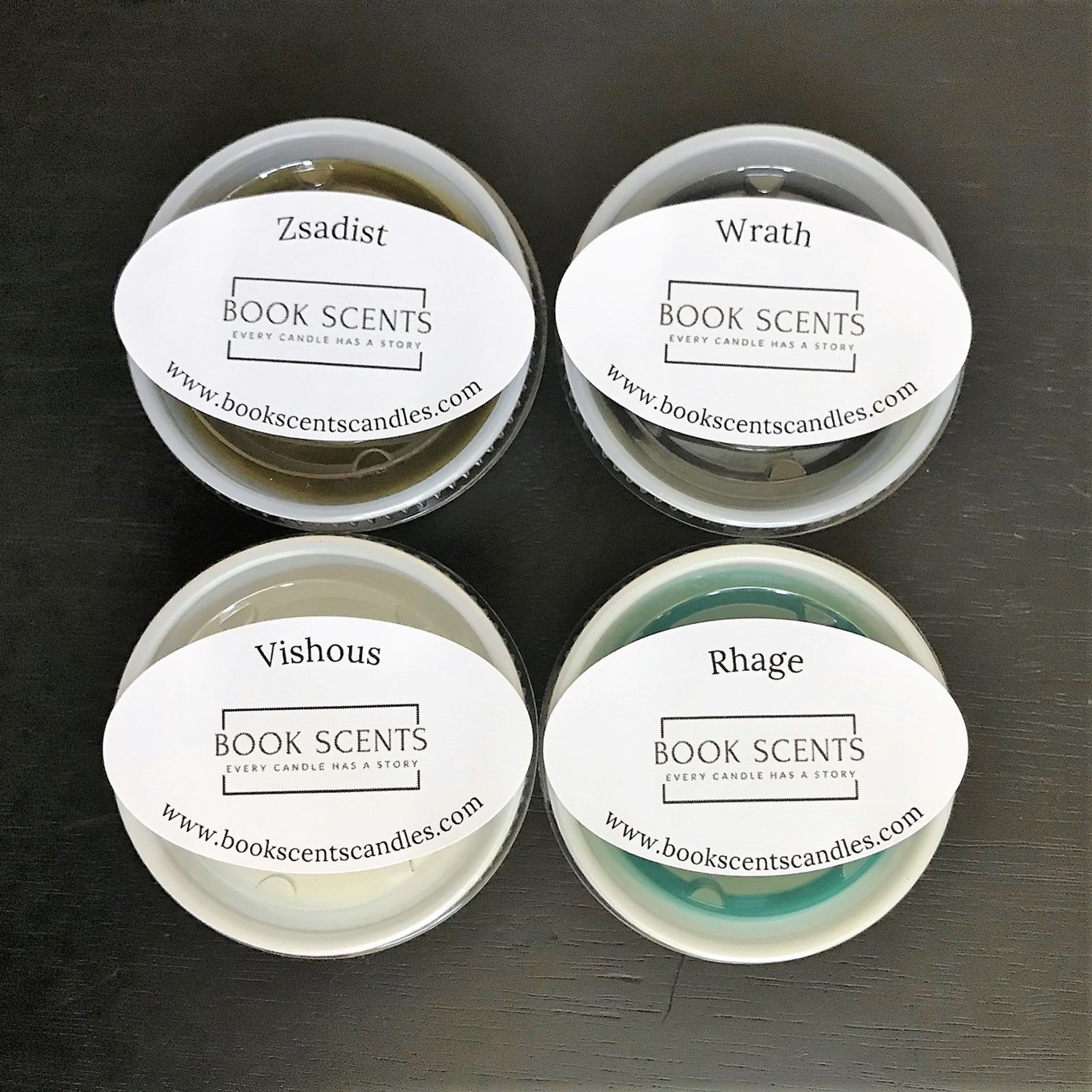 Scented Wax Samples - Pick Your Own Option - Book Scents Candles