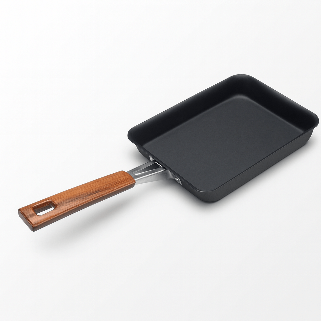 Japanese Tamago Pan – Nonstick Aluminum Rectangular Egg Omelette