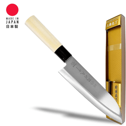 Japanese Stainless Steel Kitchen Cooking Chef Sushi Santoku Knife Made in Japan, Regular, Stainless Steel