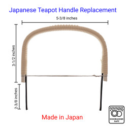 Japanese Wired Teapot Handle Replacement Dobin Teapot Handle Replacement, 5-3/8 inches Japanese Wired Teapot Handle Replacement Dobin Teapot Handle Replacement, 5-3/8 inches