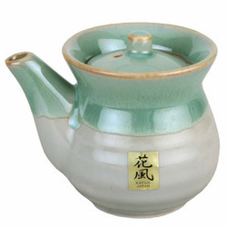 Soy Sauce Dispenser Traditional Japanese Tenmoku Pottery Shoyu Bottle Pot Mini Teapot, Made in Japan, 8 oz, Green, Pack of 2 Soy Sauce Dispenser Traditional Japanese Tenmoku Pottery Shoyu Bottle Pot Mini Teapot, Made in Japan, 8 oz, Green, Pack of 2