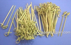 Bamboo Cocktail Picks Skewers for Appetizer Snack Sandwich Finger Food Tapas Fruit Kabob BBQ Hors D’oeuvre Twisted End Knotted Bamboo Sticks, 4 inch, 50pcs Bamboo Cocktail Picks Skewers for Appetizer Snack Sandwich Finger Food Tapas Fruit Kabob BBQ Hors D’oeuvre Twisted End Knotted Bamboo Sticks, 4 inch, 50pcs