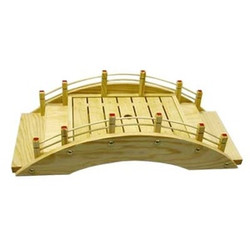 Large Sushi Bridge Wooden Sashimi Sushi Serving Plate Board Tray, 18 inch Large Sushi Bridge Wooden Sashimi Sushi Serving Plate Board Tray, 18 inch
