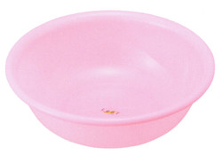 Japanese Plastic Basin Tub Leaf Series Pink