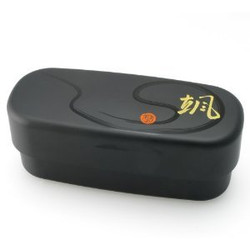 Japanese Satsu Calligraphy 2-Tiered Lunch Bento Box Japanese Satsu Calligraphy 2-Tiered Lunch Bento Box