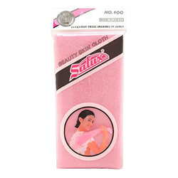 Salux Pink Nylon Japanese Beauty Skin Bath Wash Cloth – Exfoliating Body Towel, Single Pack, Made in Japan Salux Pink Nylon Japanese Beauty Skin Bath Wash Cloth – Exfoliating Body Towel, Single Pack, Made in Japan