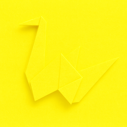 Japanese Origami Paper 6" – Yellow Solid Color, 80 Sheets, Made in Japan