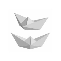 Japanese Origami Paper Folding Paper 6 inch Premium Quality for Arts and Crafts 80 Sheets Made in Japan, Light Gray