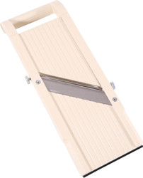 Benriner Super Slicer – Japanese Mandoline Slicer with 4 Stainless Steel Blades, Beige Benriner Super Slicer – Japanese Mandoline Slicer with 4 Stainless Steel Blades, Beige