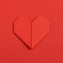 Toyo Origami Paper Single Color – Red 6", 100 Sheets, Made in Japan