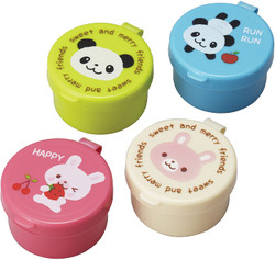 Food Condiment Containers for Bento Box Mini Animal Friends Food Condiment Containers for Bento Box Mini Animal Friends