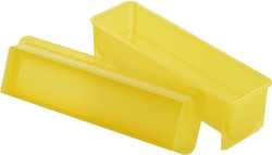 Plastic Sushi Making Mold Rice Roll Press Mold Rolling Sushi Futomaki Sushi Non-Stick BPA-Free Yellow (2.5in x 8.0in x 2.4in)