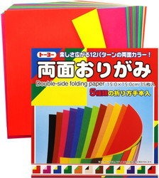 Toyo Origami Paper Double-sided Color 12 Colors 35 Sheets Toyo Origami Paper Double-sided Color 12 Colors 35 Sheets