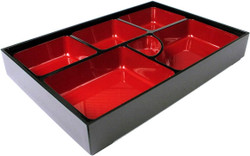 2 Set Bento Box 6 Compartments Tray and Plate 14x10.5 inch 2 Set Bento Box 6 Compartments Tray and Plate 14x10.5 inch