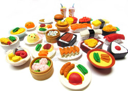 20 Pcs Iwako Japanese Puzzle Eraser Set – Restaurant Food Collection, Made in Japan