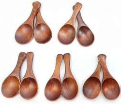 10 Pcs Wooden Tea Scoop Matcha Scoop Green Tea Spoon 10 Pcs Wooden Tea Scoop Matcha Scoop Green Tea Spoon