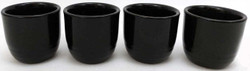 4 Pack Sake Cups Set Japanese Porcelain Wine Saki Cup Small Tea Cup 1.5 oz Microwave and Dishwasher Safe