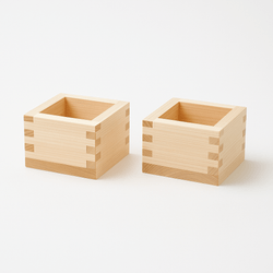 2-Pack Masu Wooden Sake Cups – 4oz Hinoki Cypress, Made in Japan 2-Pack Masu Wooden Sake Cups – 4oz Hinoki Cypress, Made in Japan