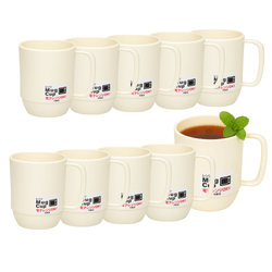 10 Pack Plastic Microwavable Water Mug – 12oz White BPA-Free, Made in Japan 10 Pack Plastic Microwavable Water Mug – 12oz White BPA-Free, Made in Japan