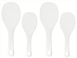 2 Pack Set of 2 White Non stick Rice Paddle Spatula Made in Japan 2 Pack Set of 2 White Non stick Rice Paddle Spatula Made in Japan