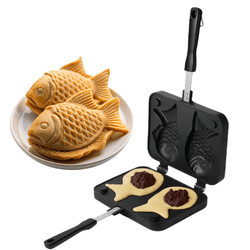 Taiyaki Maker – Japanese Fish-Shaped Waffle Pan, Non-Stick Hot Cake Mold for Pancakes and Bread, 15" Taiyaki Maker – Japanese Fish-Shaped Waffle Pan, Non-Stick Hot Cake Mold for Pancakes and Bread, 15"